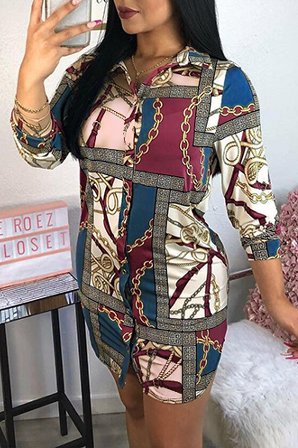 Lovely Euramerican Long Sleeves Printed Multicolor Mini Dress (Positioning Printed)
Lovely Euramerican Long Sleeves Printed Multicolor Mini Dress (Positioning Printed)