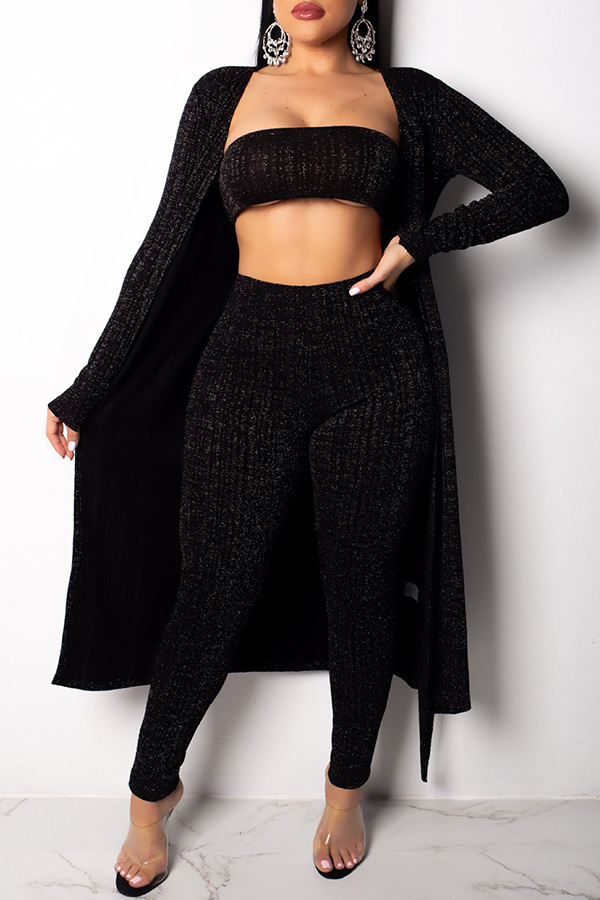 Lovely Fashion Long Sleeves Black Cotton Two-piece Pants Set(With Corselette)
Lovely Fashion Long Sleeves Black Cotton Two-piece Pants Set(With Corselette)