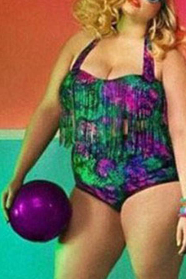 Lovely Print Multicolor Bathing Suit Plus Size One-piece Swimsuit, Multi
Lovely Print Multicolor Bathing Suit Plus Size One-piece Swimsuit, Multi