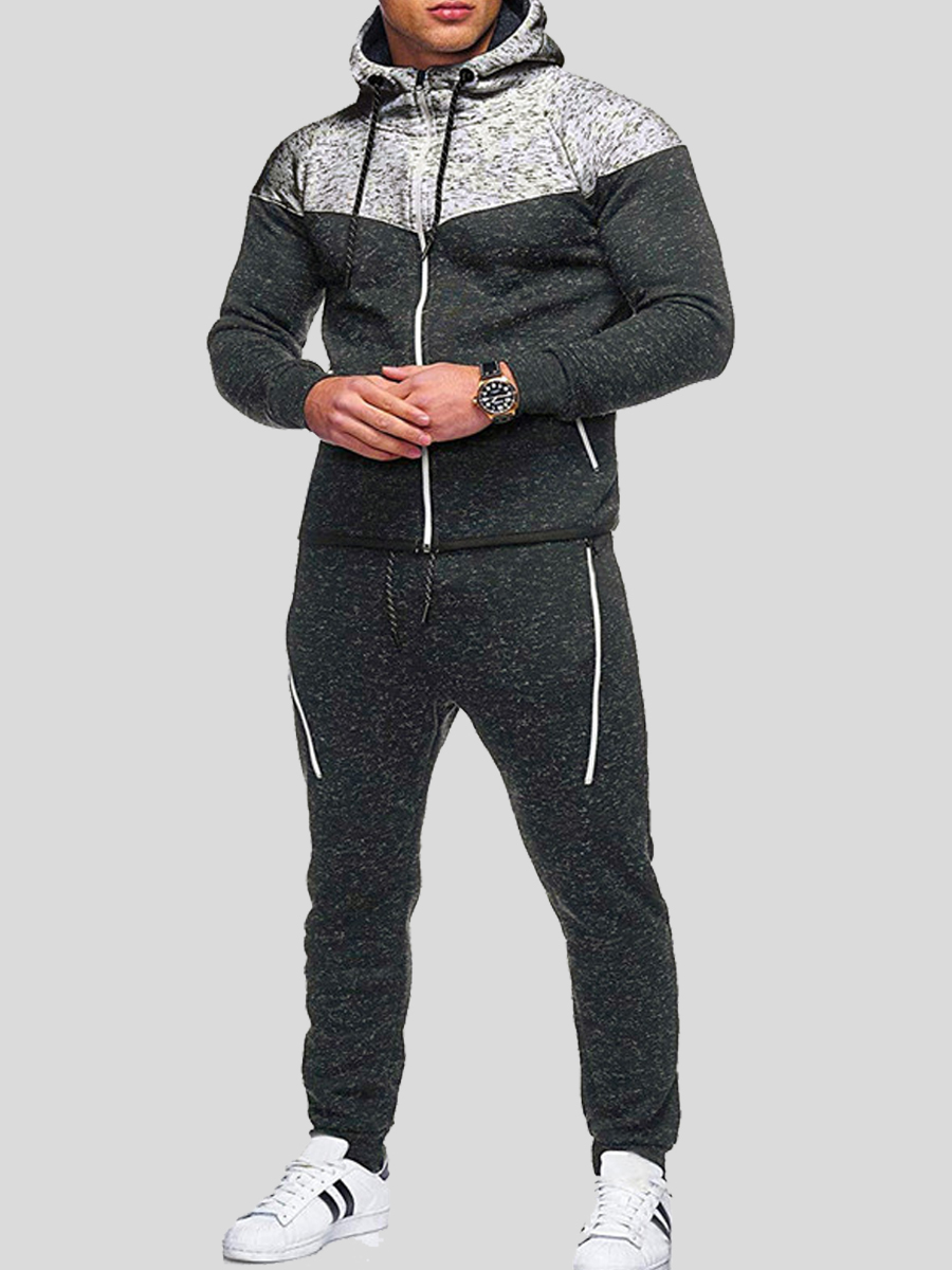 lovely Casual Hooded Collar Print Patchwork Dark Grey Men Two-piece Pants Set
lovely Casual Hooded Collar Print Patchwork Dark Grey Men Two-piece Pants Set