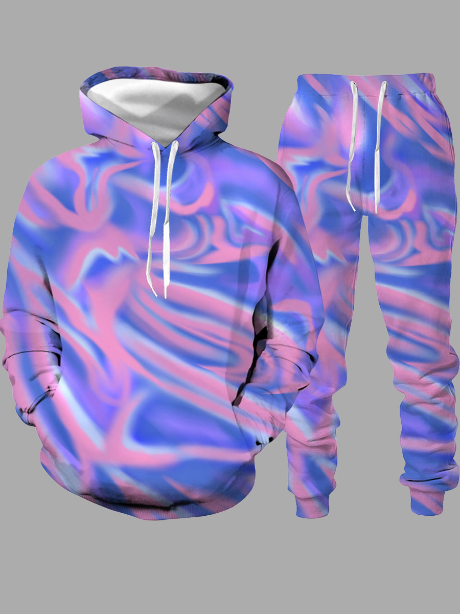 LW Sportswear Hooded Collar Tie-dye Multicolor Men Two-piece Pants Set, Multi
LW Sportswear Hooded Collar Tie-dye Multicolor Men Two-piece Pants Set, Multi
