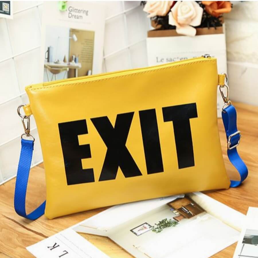 LW Faux Leather Letter Print Crossbody Bag, Yellow
LW Faux Leather Letter Print Crossbody Bag, Yellow