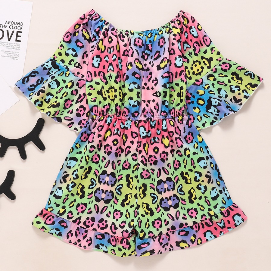Lovely Girl Street Leopard Flounce Design Multicolor One-piece Romper, Multi
Lovely Girl Street Leopard Flounce Design Multicolor One-piece Romper, Multi