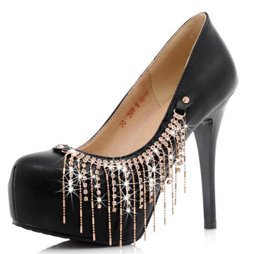 block heel peep toe sandals