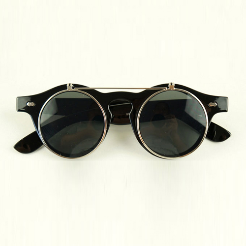 New Style Retro Punk Black Sunglasses_Sunglasses_Accessories
