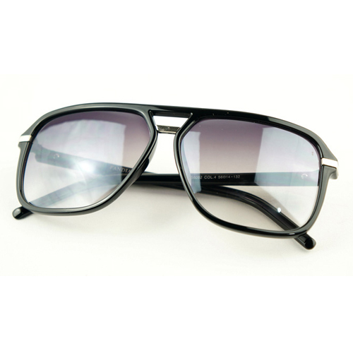 Korean Hot Sale Black Metal Sunglasses_Sunglasses_Accessories_LovelyWholesale Wholesale Shoes