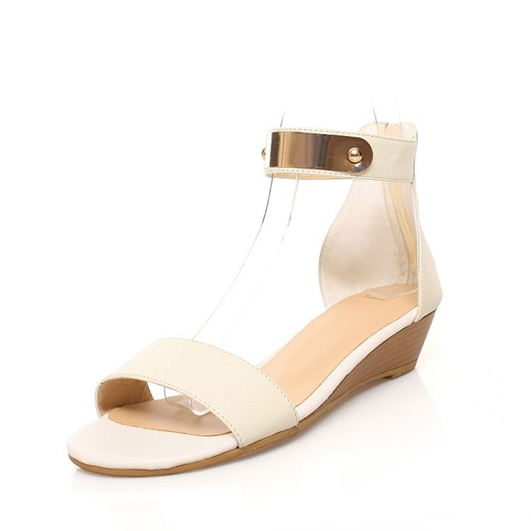 white ankle strap sandals flat