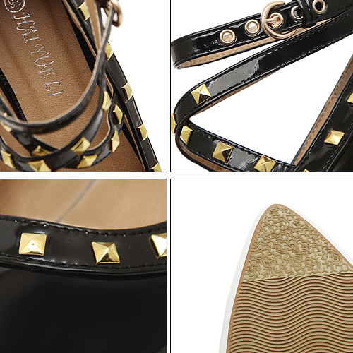 black wrap flats