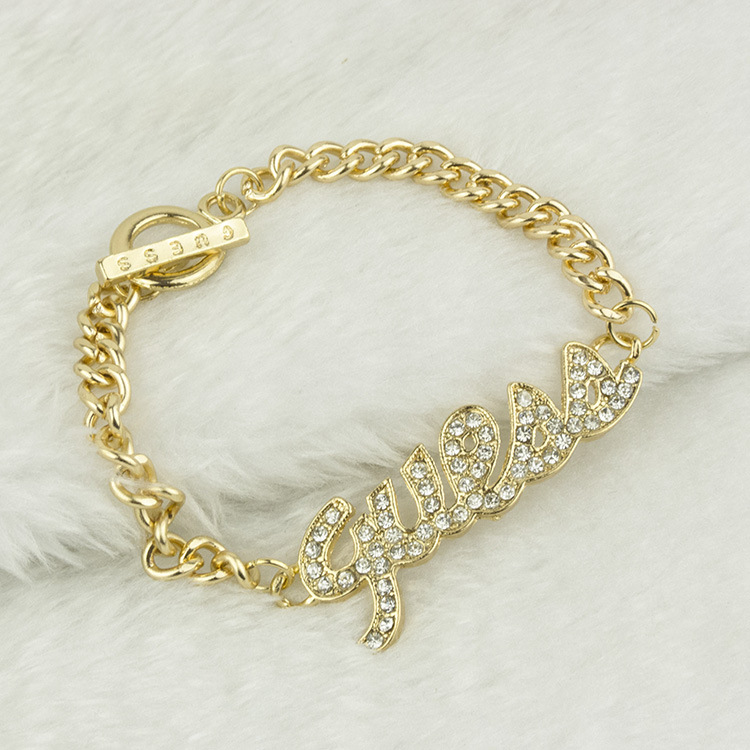 gold metal bracelet