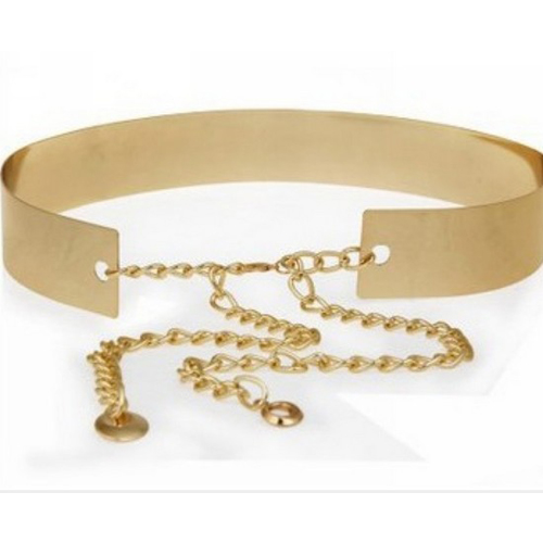 gold sequin belt