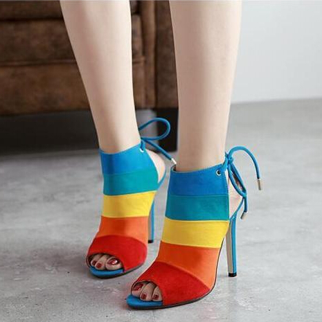 trendy sandals high heels