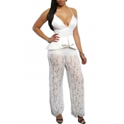 Alluring V Neck Spaghetti Strap Sleeveless Zippere