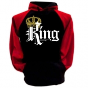 Leisure Hooded Collar Long Sleeves Letters Printed