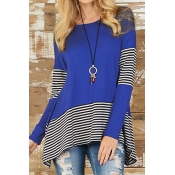 To Be Adored Irregular Striped T-shirt