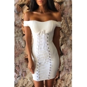 Healthy Fabric Sexy Bateau Neck Off The Shoulder S