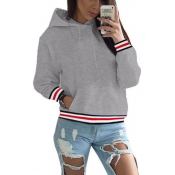 Cotton Long Sleeve Regular Pullovers Sweats&Hoodie