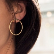 Lovely Fashion Gold Metal Earring