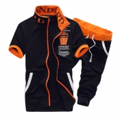 Lovely Casual Turndown Collar Letter Printed Patch