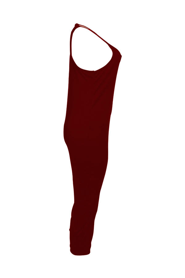 red one piece jumpsuit