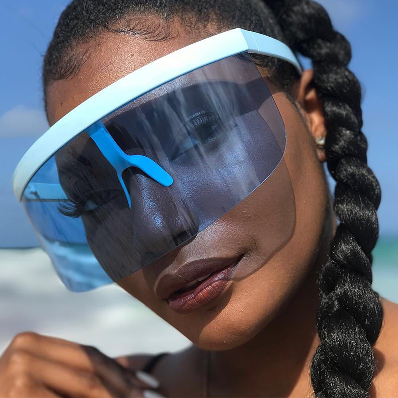 

Lovely Fashion Huge Blue PC Sunglasses