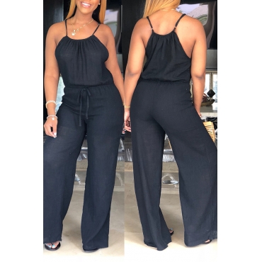 lovelywholesale black jumpsuits