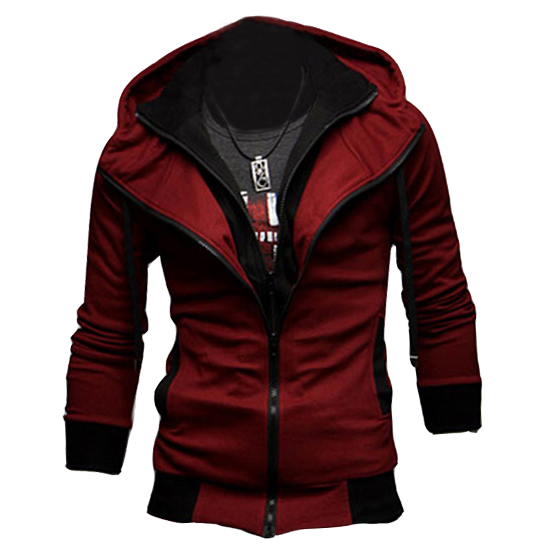 Lovely Casual Long Sleeves Wine Red Cotton Jacket_Jacket_Outwear&coats ...