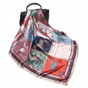 Lovely Chic Printed Khaki Scarves