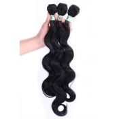 Lovely Euramerican Curly Black Wigs（16inch+18inch+