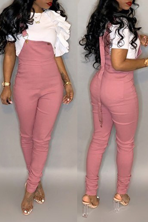 pink one piece outfit