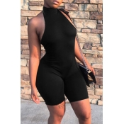 Lovely Sexy Skinny Black One-piece Jumpsuit