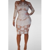 Lovely Casual Printed Multicolor Knee Length Dress