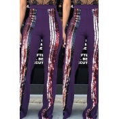 Lovely Trendy Sequined Decorative Purple Blending 