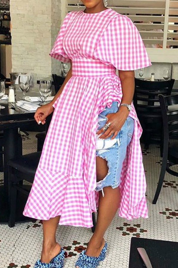 

Lovely Trendy Asymmetrical Light Pink Shirts