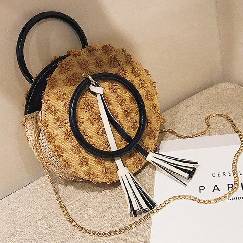 

Lovely Casual Tassel Design Khaki Crossbody Bag