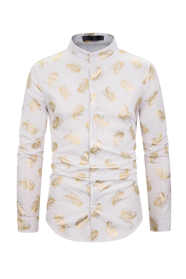 

Lovely Casual Printed White Shirts
