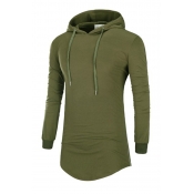 Lovely Casual Hooded Collar Army Green Hoodies