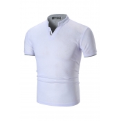 Lovely Casual White Polo Shirt