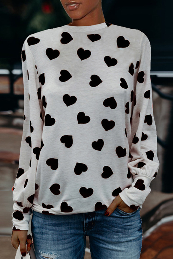 Lovely Casual Printed Black T-shirt