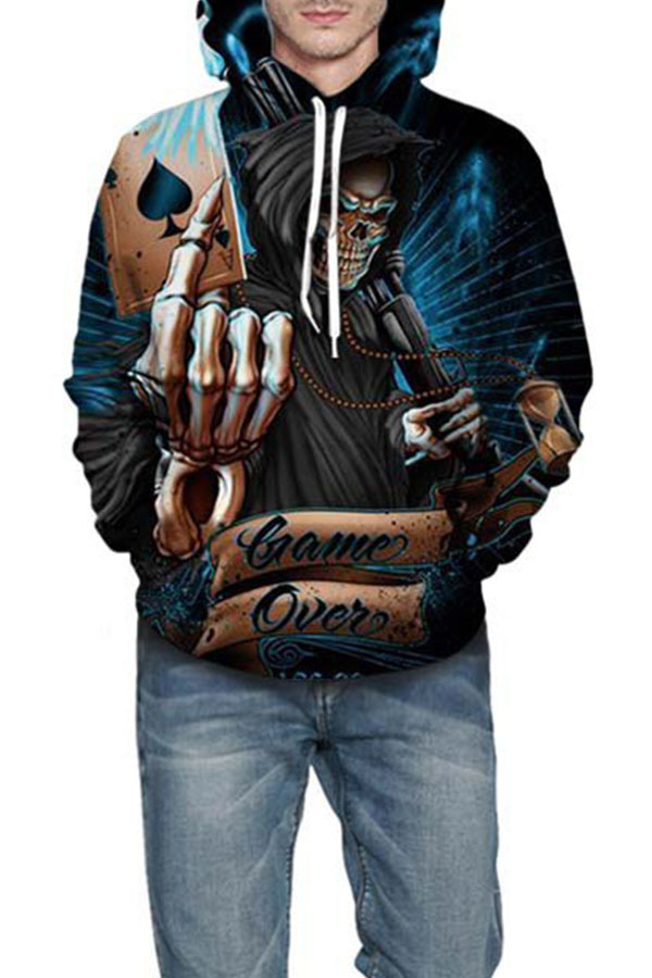 

Lovely Chic Printed Multicolor Hoodie, Multi