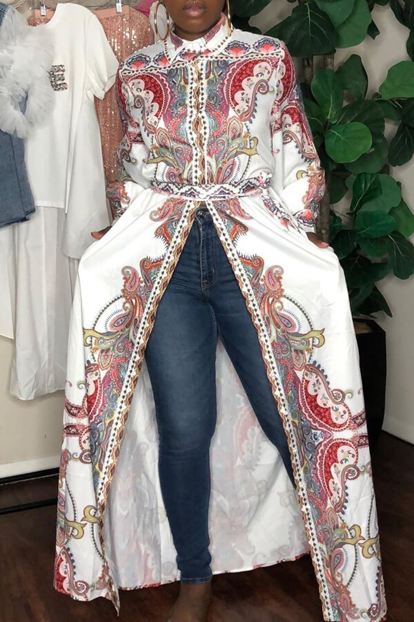 

Lovely Casual Printed Multicolor Blouse, Multi