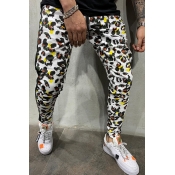 Lovely Casual Printed White Pants