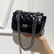 Lovely Trendy Black Messenger Bag