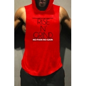 Lovely Casual Printed Red Vest