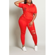 Lovely Leisure Hollow Out Red Plus Size Two Piece Pants Set Plus Size Two Piece Pants Set Plus Size Two Pieces Plus Size Lovelywholesale Wholesale Shoes Wholesale Clothing Cheap Clothes Cheap Shoes Online Lovelywholesale Com