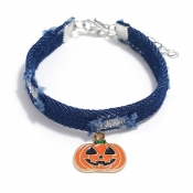 Lovely Cosplay Pumpkin Blue Necklace