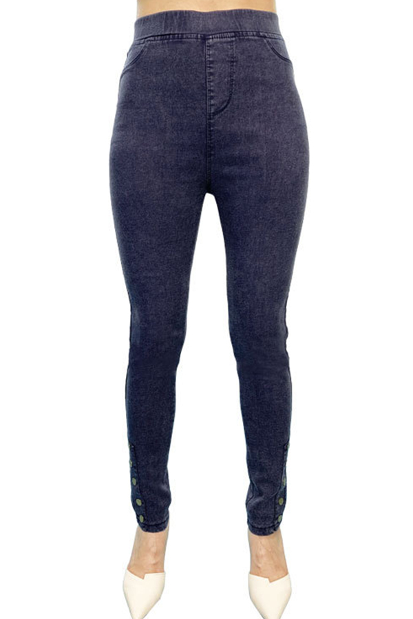 

Lovely Casual Skinny Deep Blue Jeans