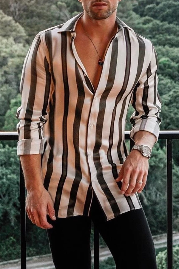 Cheap Shirt Lovely Casual Striped Shirt