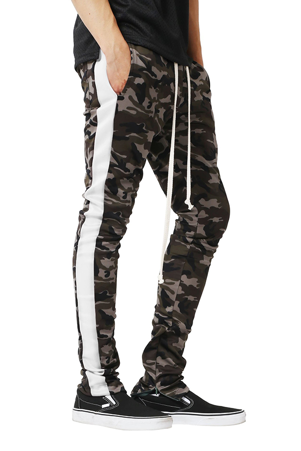

Lovely Street Patchwork White Pants