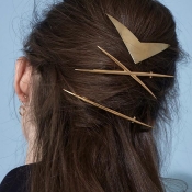 Lovely Trendy Gold Alloy Hairpin