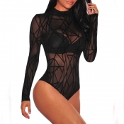 Lovely Sexy See-through Black Teddies